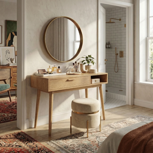 Japandi Makeup Desk Bedroom Dressing Area Personal Beauty Space