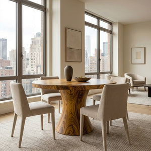 Artistic Pedestal Dining Table For Dining Furniture