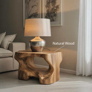Organic Modern Side Table For Living Room Or Bedroom