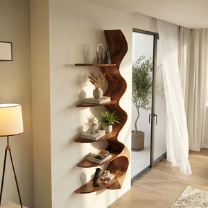 Contemporary Shelving Unit For Living Room Decor