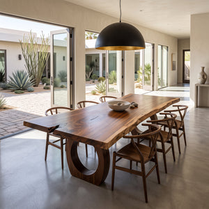 Modern Sculptural Dining Table For Dining Room Interior