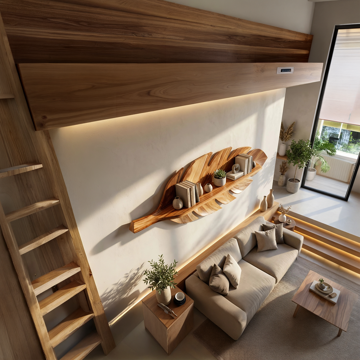 Minimalist Shelving Unit For Study Room Display