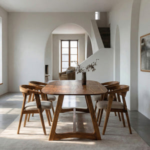 Quiet Luxury Architectural Dining Table For Dining Room