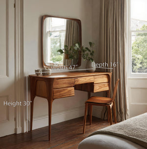 Handmade Vanity Desk With Drawers For Bedroom