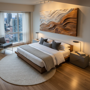 Organic Sculptural Natural Wood Wall Art For Home Decor