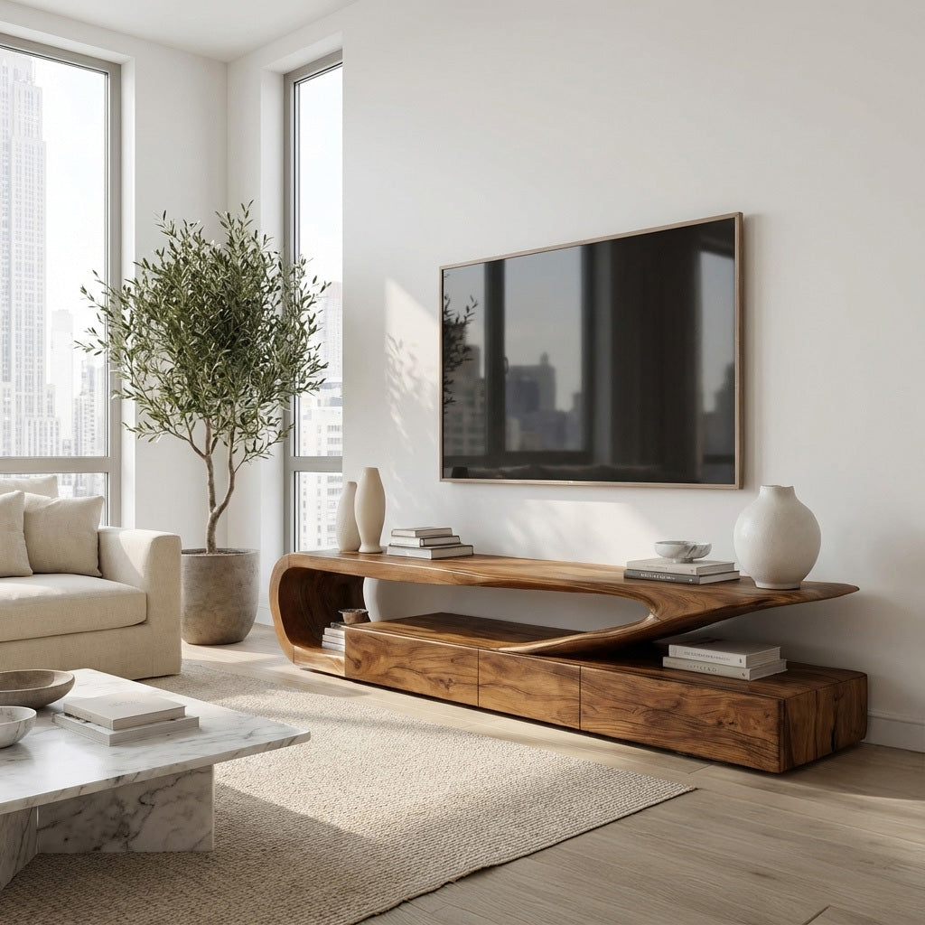 Minimalist TV Console For Living Room