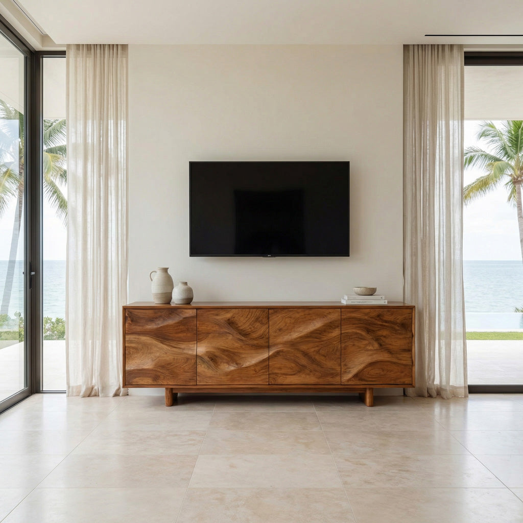Minimalist Modern Sideboard Console For Living Room