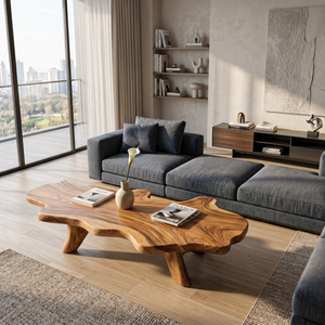 Handcrafted Low Table For Artisan Living Room