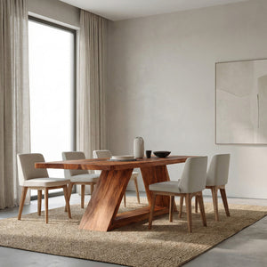 Japandi Wabi Sabi Dining Table For Dining Room