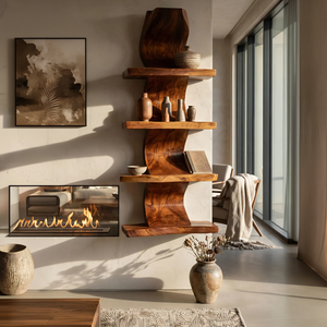 Modern Wall Shelf For Study Room Book Display