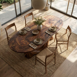 Modern Sculptural Dining Table Furniture For Dining Room