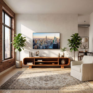 Modern Linear TV Console For Entertainment Area