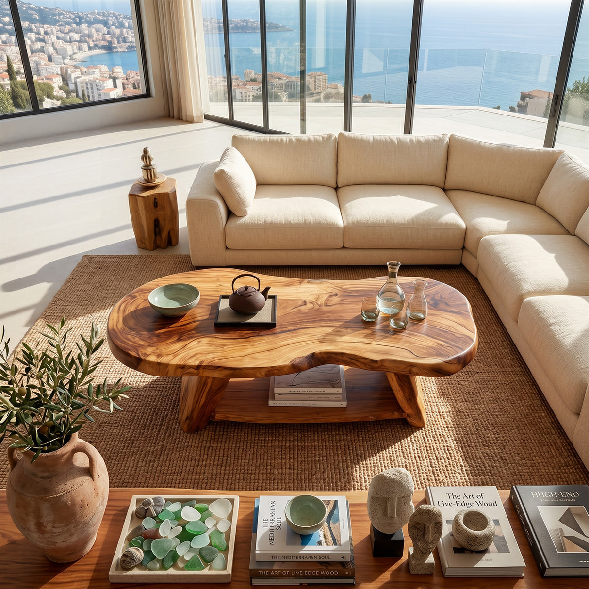 Modern Solid Wood Coffee Table For Living Roomdecor And Interior Design