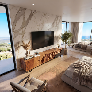 Rustic TV Console Stand For Living Room Design