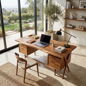 Organic Corner Executive Desk Home Office