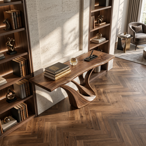 Organic Wing Base Console Table Modern Entryway