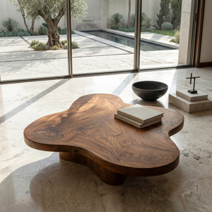 Organic Coffee Table With Unique Cloud-shapes For Living Room
