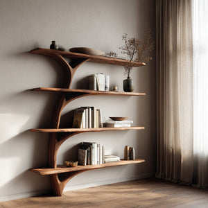 Organic Branch Form Sculptural Bookshelf For Living Room