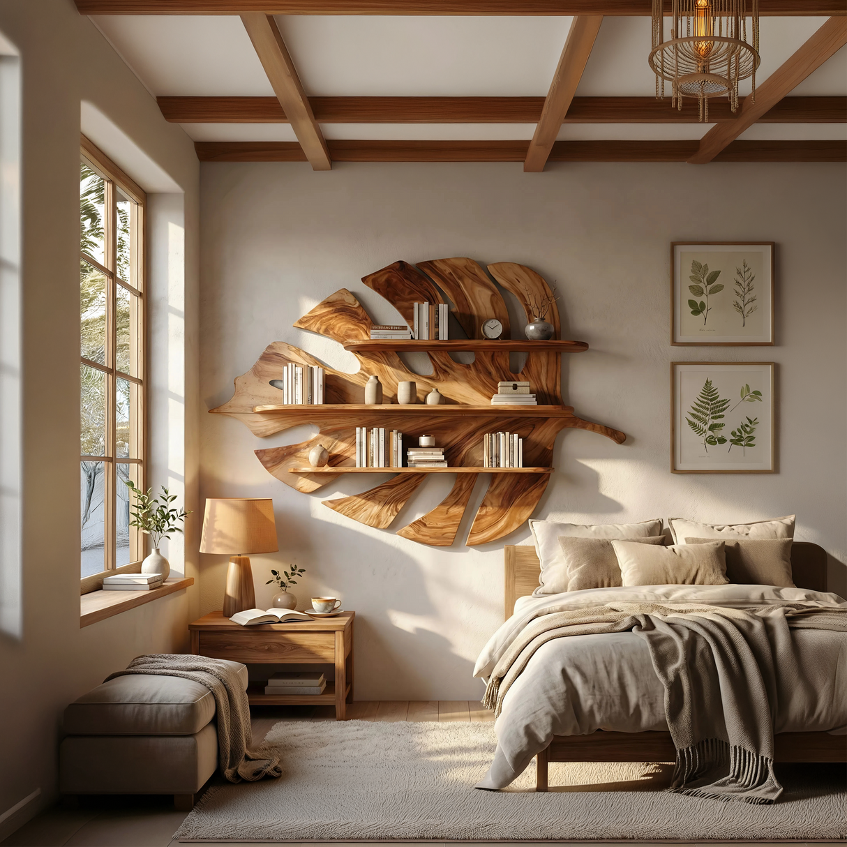 Contemporary Shelving Unit For Living Space Storage