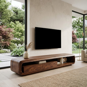 Quiet Luxury Minimalist TV Console For Living Room