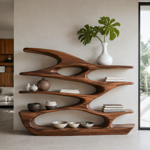 Contemporary Standing Shelf For Living Room Or Studio