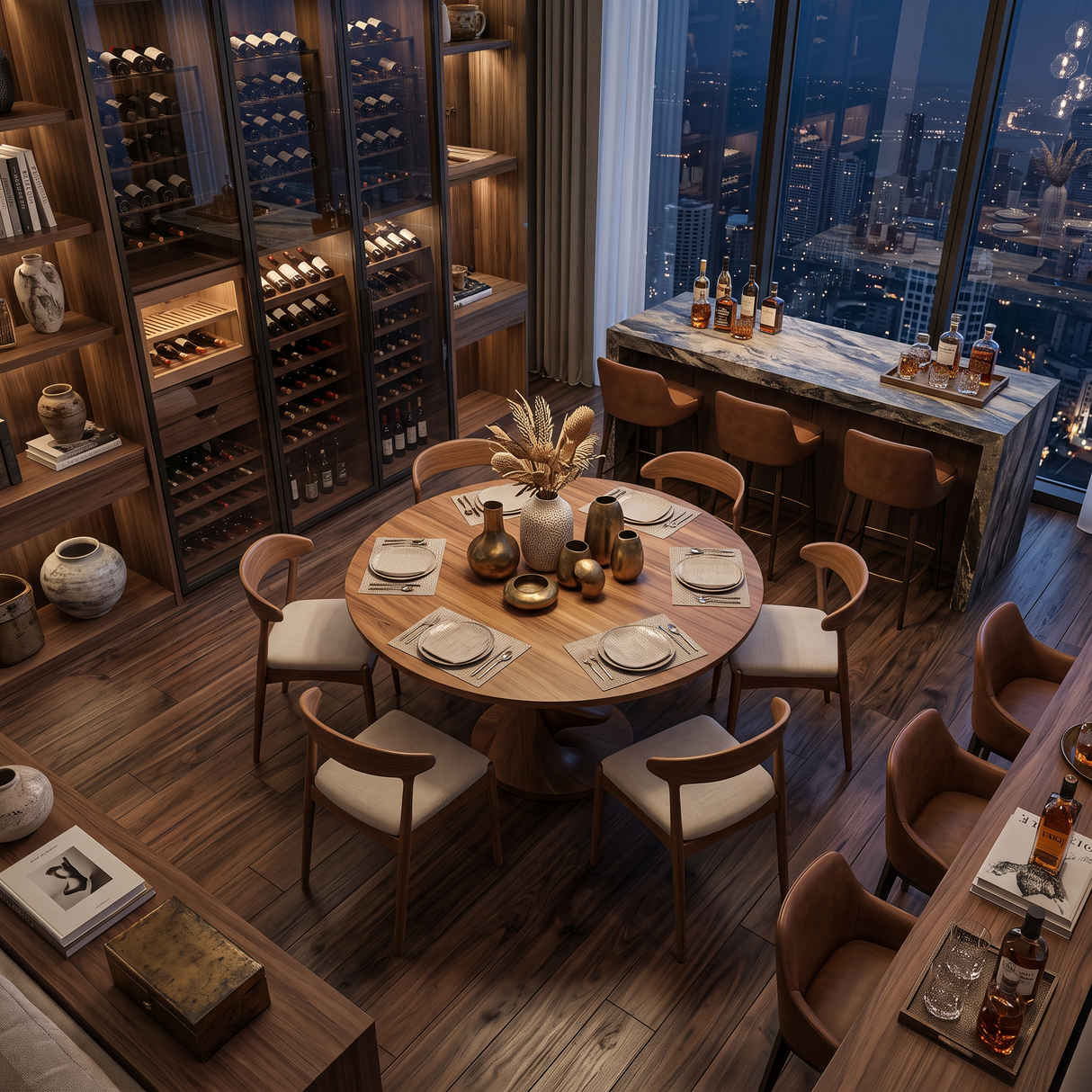 Modern Round Dining Table For Contemporary Dining Space