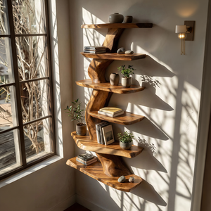 Contemporary Wall Shelf For Dining Room Storage Decor