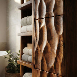 Modern Wooden Bathroom Cabinet For Spa Interior