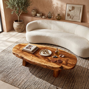 Handcrafted Live Edge Low Table For Living Room Furniture Decor