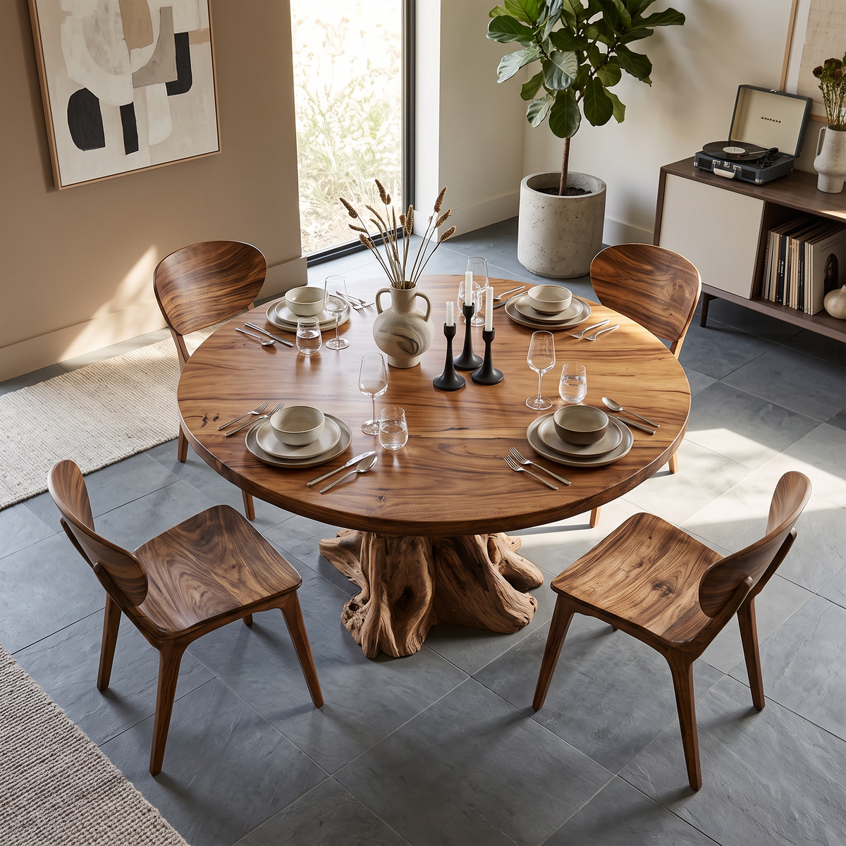 Handcrafted Dining Table For Thoughtful Interiors