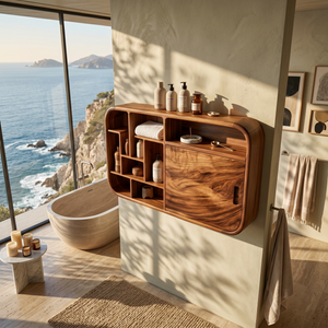 Contemporary Capsule Bathroom Cabinet Modern Bathroom