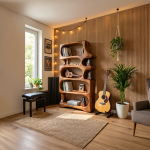Modern Artistic Bookcase Storage Organizer For Study Room