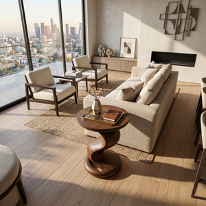 Minimalist Flow Side Table Elegant Living Room