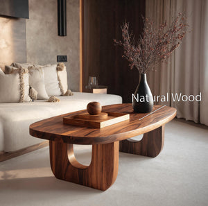 Modern Sculptural Coffee Table For Living Room