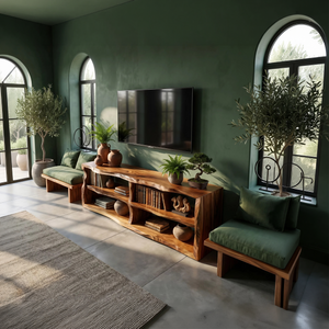 Minimalist Organic TV Cabinet For Media Room