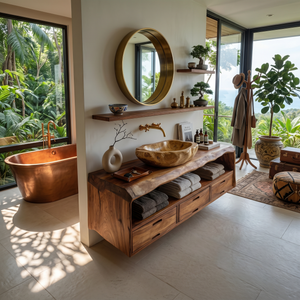 Farmhouse Floating Vanity For Bathroom Storage Ideas