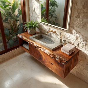 Luxury Floating Bathroom Vanity Primary Bathroom