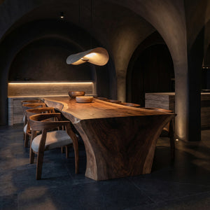 Wabi Sabi Organic Dining Table For Dining Room