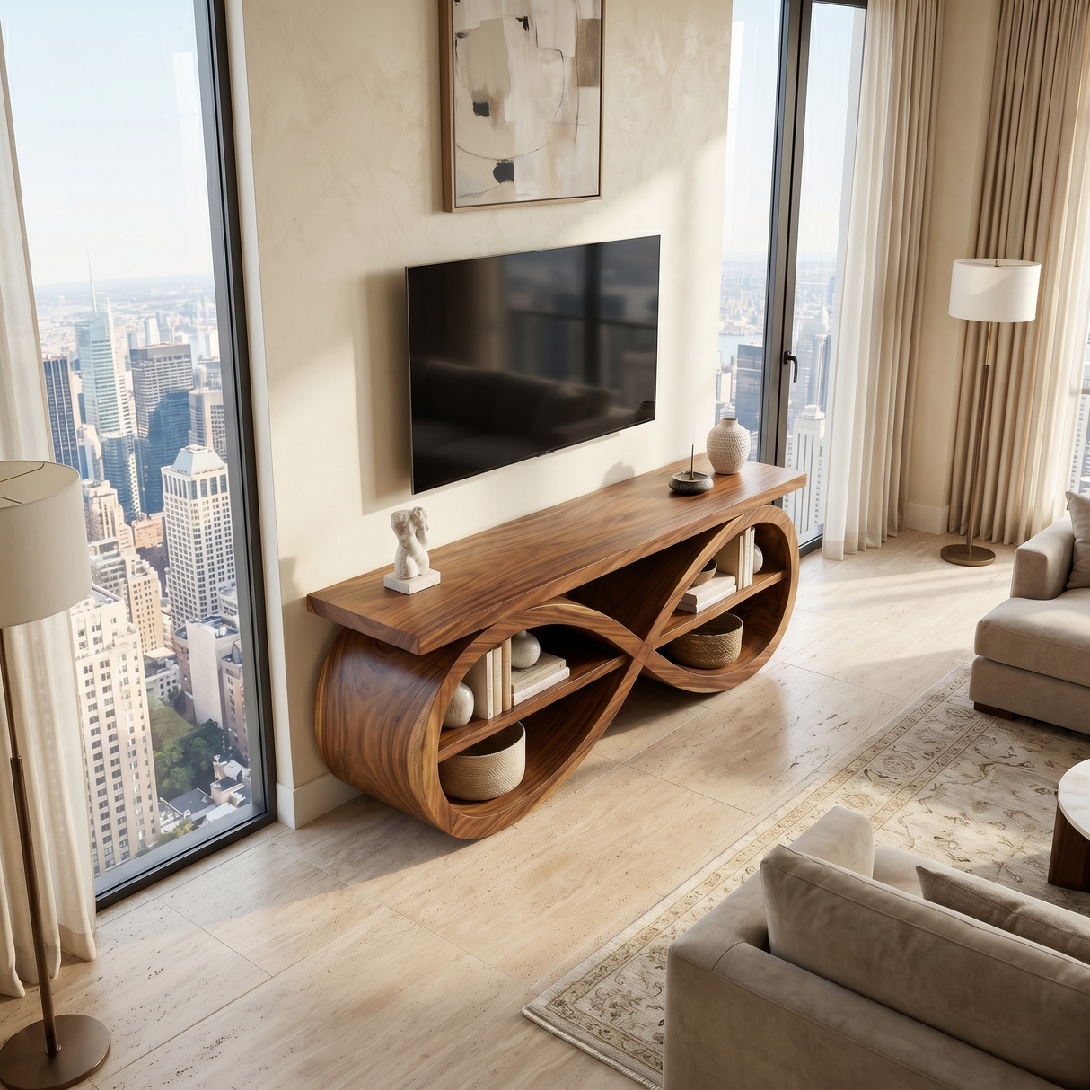 Designer Media Unit Contemporary Home Décor