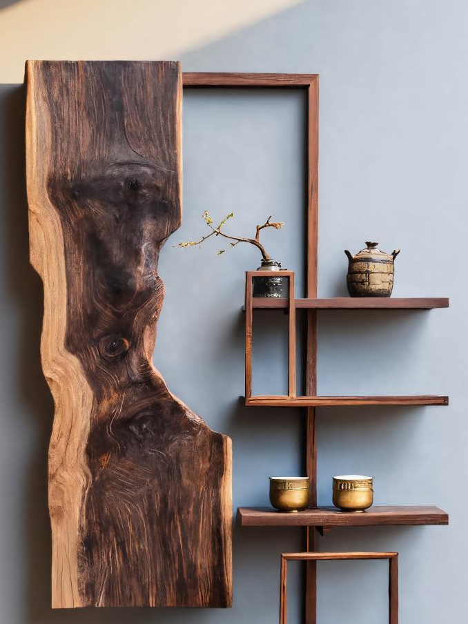Inspired Live Edge Wall Shelf For Modern Interior Decor