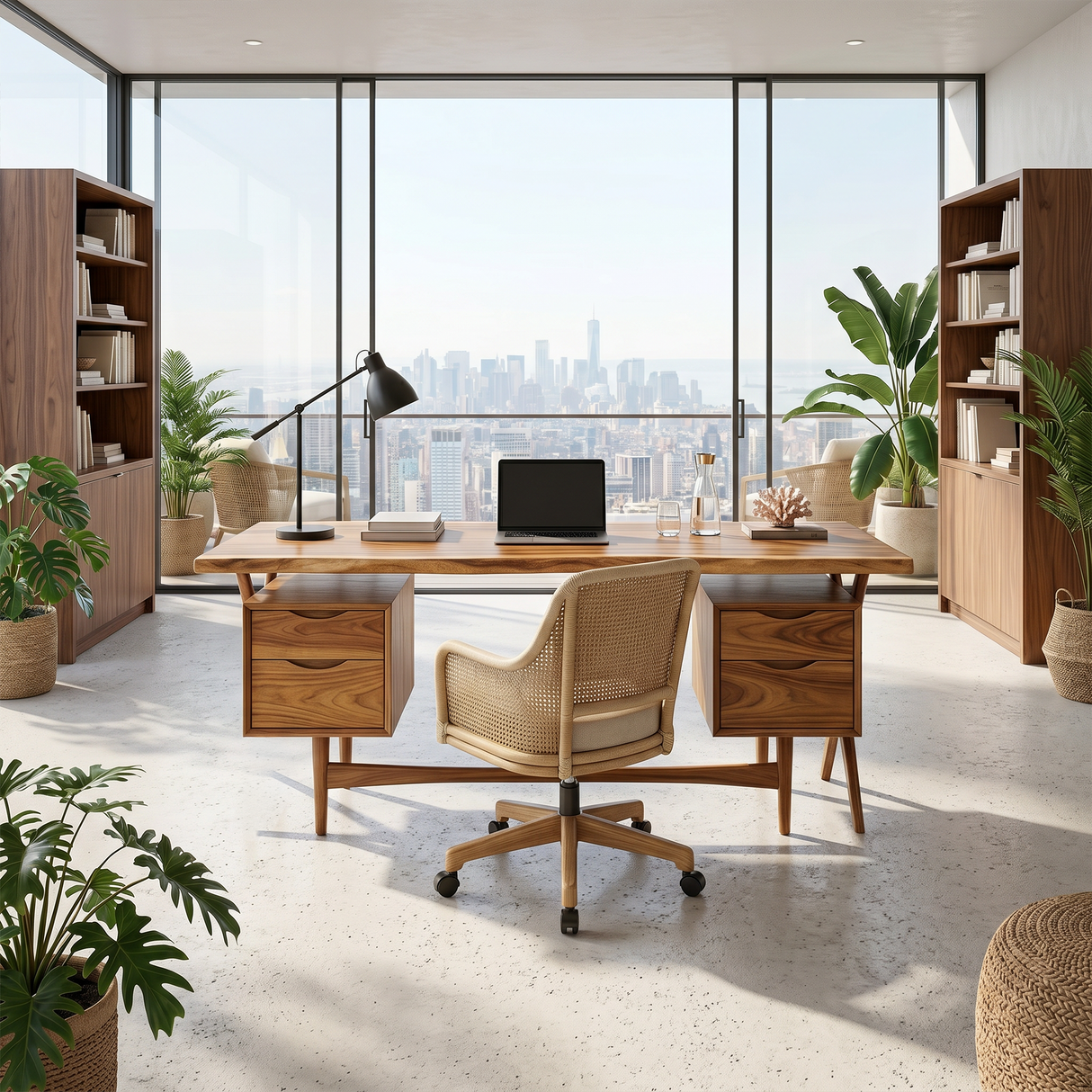 Organic Corner Executive Desk Home Office