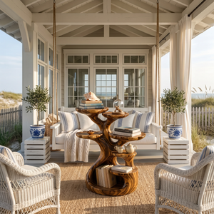 Contemporary Multi Tier Side Table Modern Home