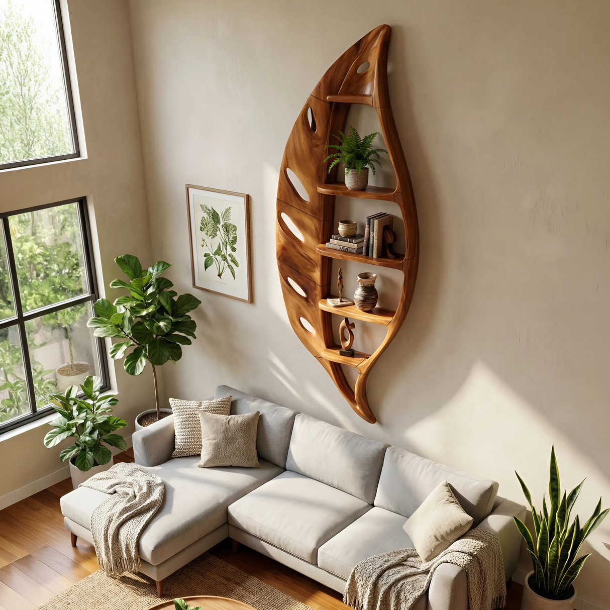 Minimalist Shelving Unit For Living Room Organizer