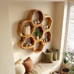 Mid Century Wall Shelf For Hallway Entryway Use