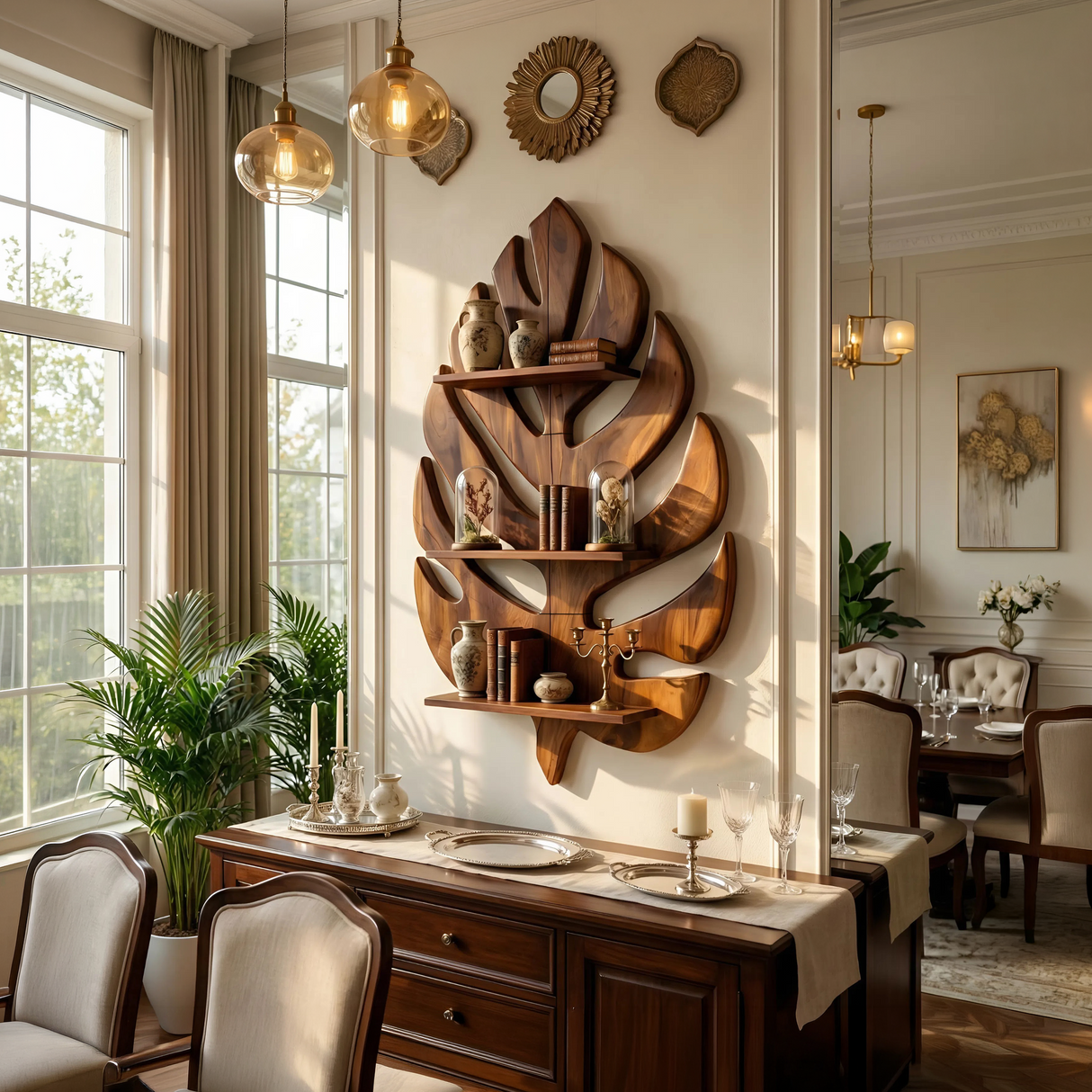 Contemporary Shelving Unit For Home Library Display