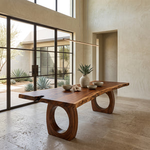 Modern Sculptural Dining Table For Dining Room Interior