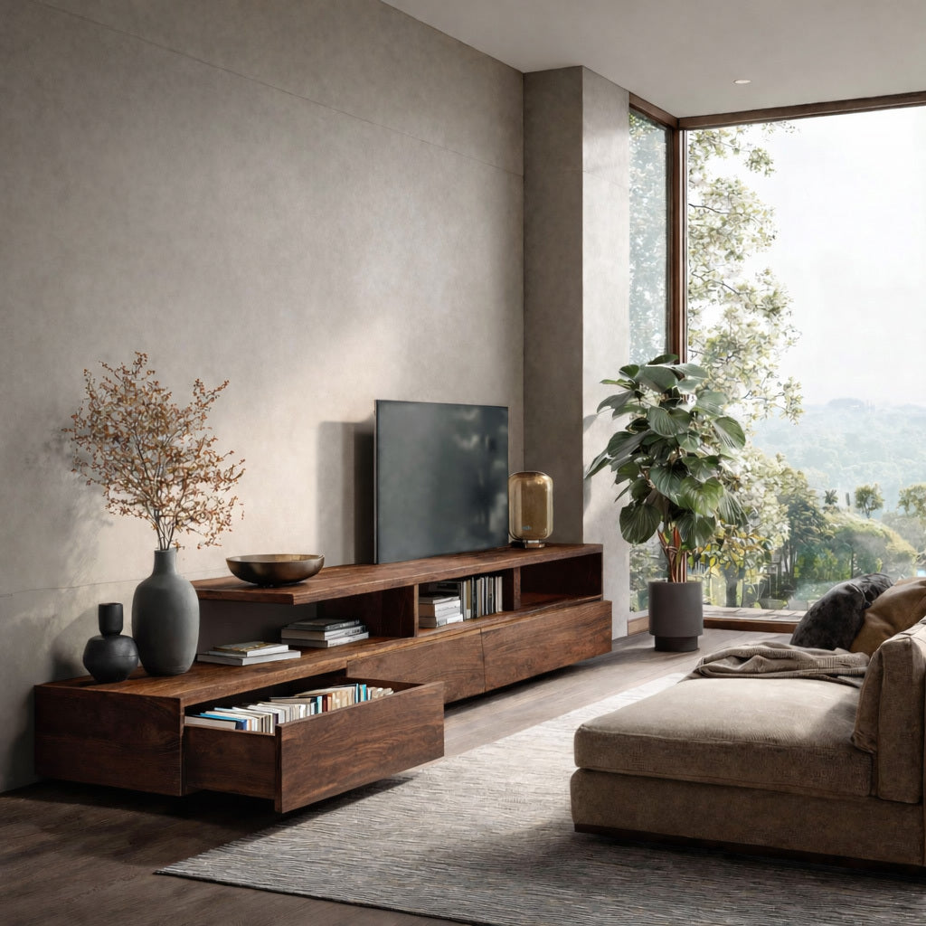 Quiet Luxury TV Console For Living Room