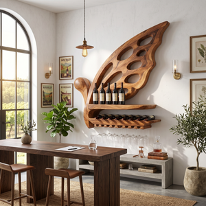 Industrial Wine Holder For Home Bar