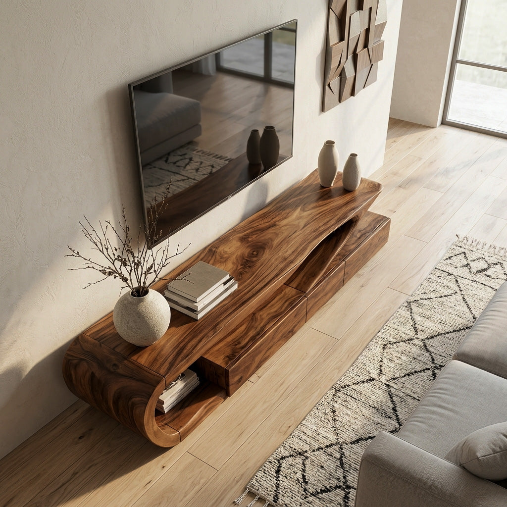 Minimalist TV Console For Living Room