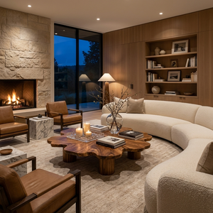 Organic Live Edge Coffee Table For Contemporary Home